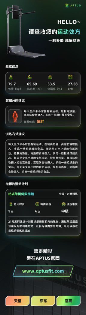 运动处方界面