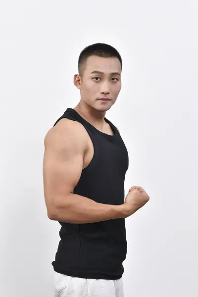 健身教练动作展示与形象实拍